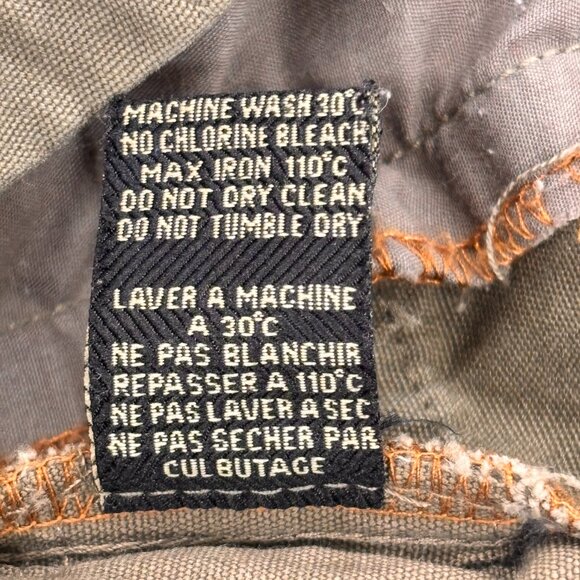 Khaki Utilitarian Army Military Look Vest by Nitrogen Size S Distressed - Picture 4 of 15